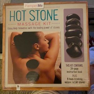NWT hot stone massage kit